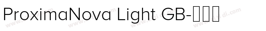 ProximaNova Light GB字体转换